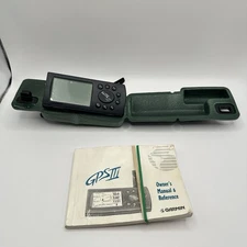 Garmin GPS III Plus Personal Navigator Bundle,  Manual 1997 And Waterproof Case