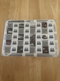 Royal Mail Smilers Sheet LS56 British Design Classics THE MINI (2008)