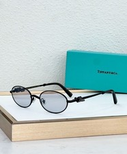 Tiffany  Co. TF2399D Oval Sunglasses Black Blue Gray Gradient 55-20-145