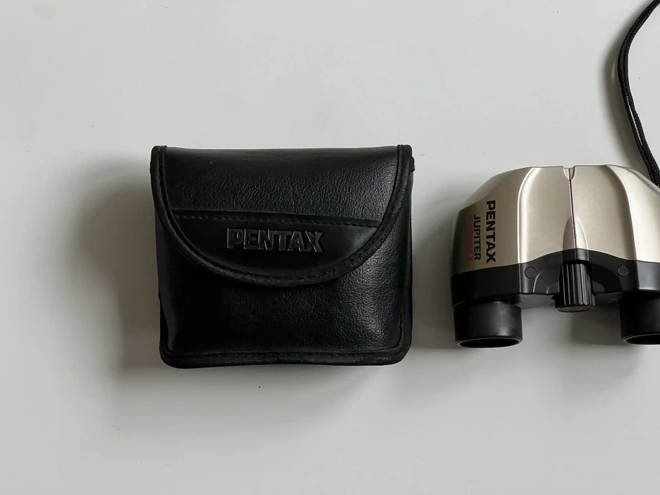 Pentax Jupiter 8x20 MCF II Bak 4 Prism Binoculars, With Carry Case, As Photos - Image 3 of 4