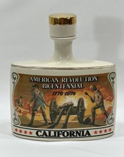 Vintage  Early Times American Revolution Bicentennial California Decanter 