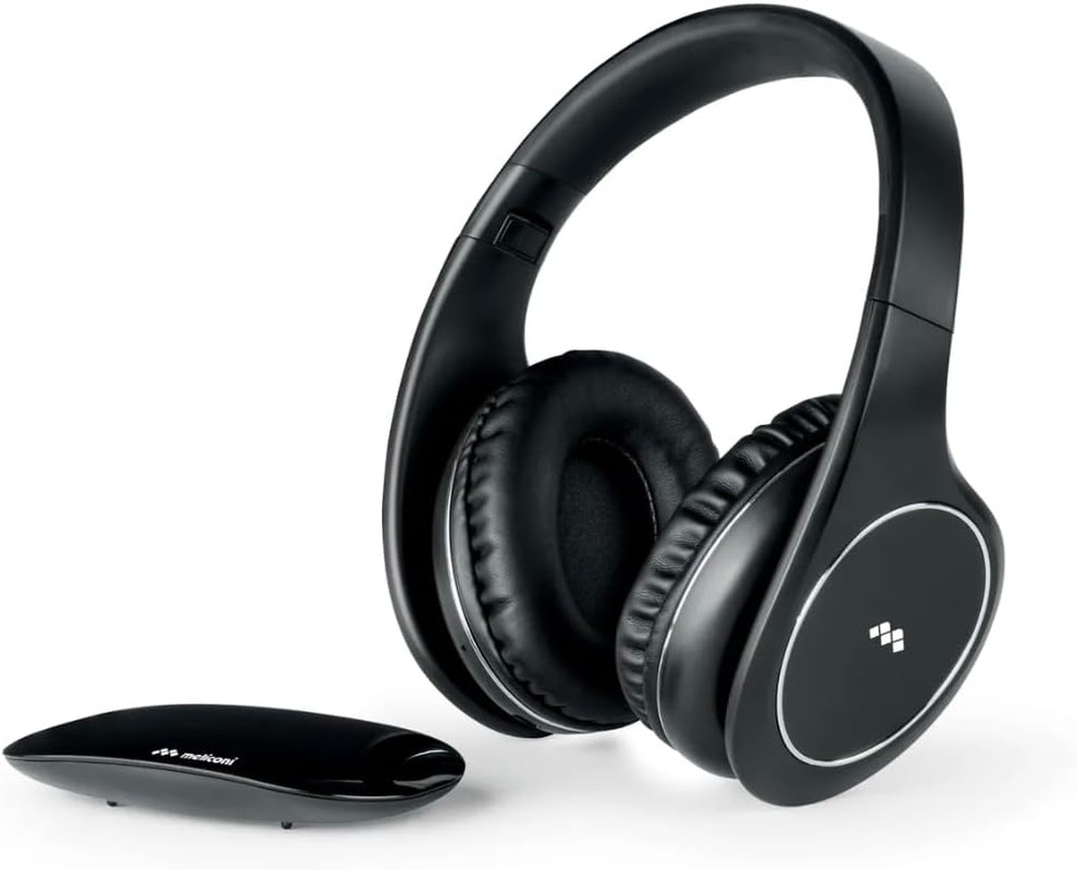Digital Smart, Cuffie Radiofrequenza 863 Mhz, Cuffie Wireless TV Ergonomiche,Bas
