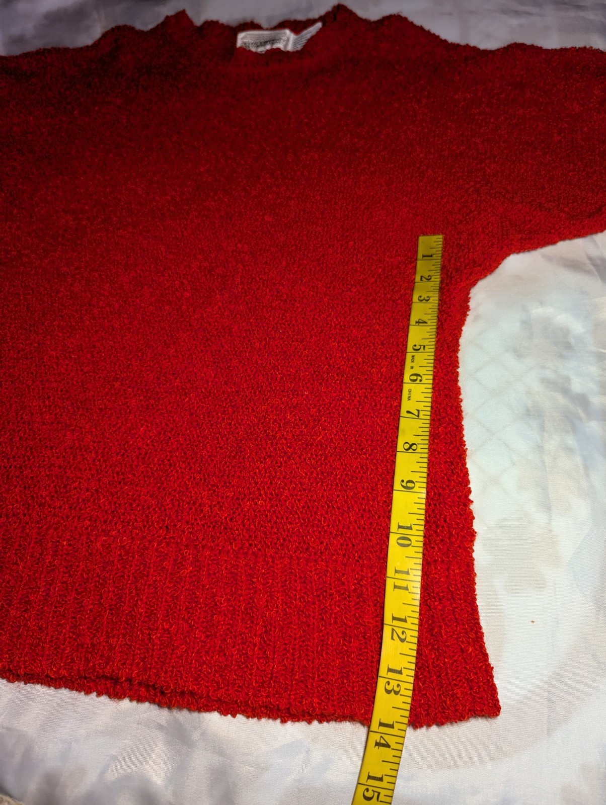 THE IMPORT WORKSHOP Red Pullover Knit Sweater DOL… - image 5