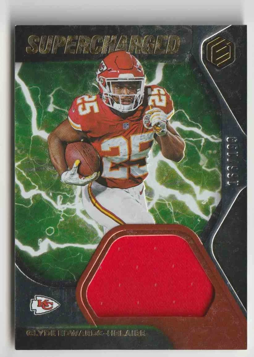 Clyde Edwards-Helaire Panini Elements Supercharged Memorabilia #SC21 Base