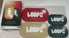 LOOPS 2 HYDROGEL FACE MASKS  2 HYDROGEL EYE MASKS SETS NEW GLITTER MASKS