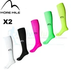 2 PAIRS More Mile California Compression Socks Running Sports Fitness Mens Women