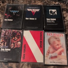 Van Halen- collection of 13 Van Halen Cassettes 1978-1996 