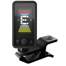 D'Addario Eclipse Chromatic Headstock Clip-On Tuner, Black