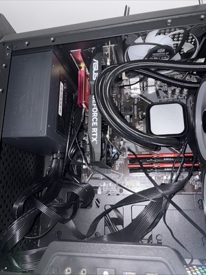 Gaming PC Full Setup Ryzen 5 5500 Rtx 3050 32 Gb Ddr4 Aio Cooler 1tb SSD