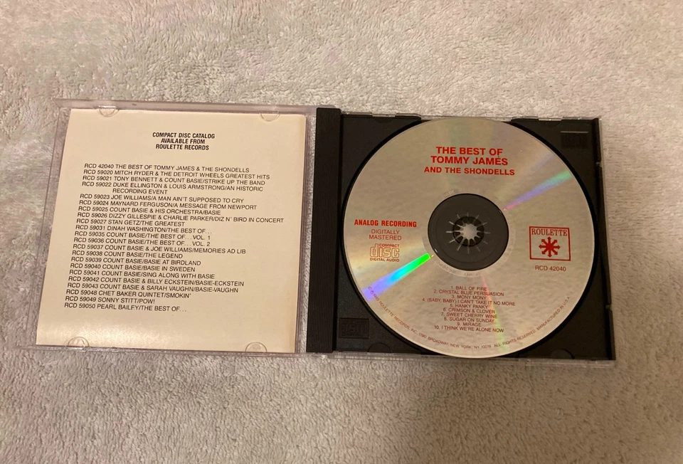 The Best Of Tommy James & The Shondells  Roulette Records CD 1988 Press - Image 3 of 3