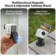 Quick-Release Magnetic Base Mount Adjustable Base Bracket for Insta360 GO Ultra