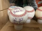 JOHN STERLING signed baseball “THEE YANKEES WIN” autographed MLB