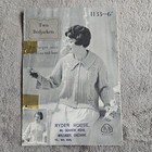P&B Knitting DK Pattern No. 1133 Ladies Bed Jackets 40 - 44" Chest