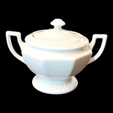 Rosenthal Maria Weiss Zuckerdose Zuckertopf Porzellan H 11 cm sugar bowl 10955