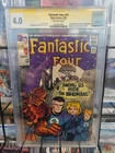 FANTASTIC FOUR #45 (1965) - CGC GRADE 4.0 - 1ST APP INHUMANS SIGNED STAN LEE