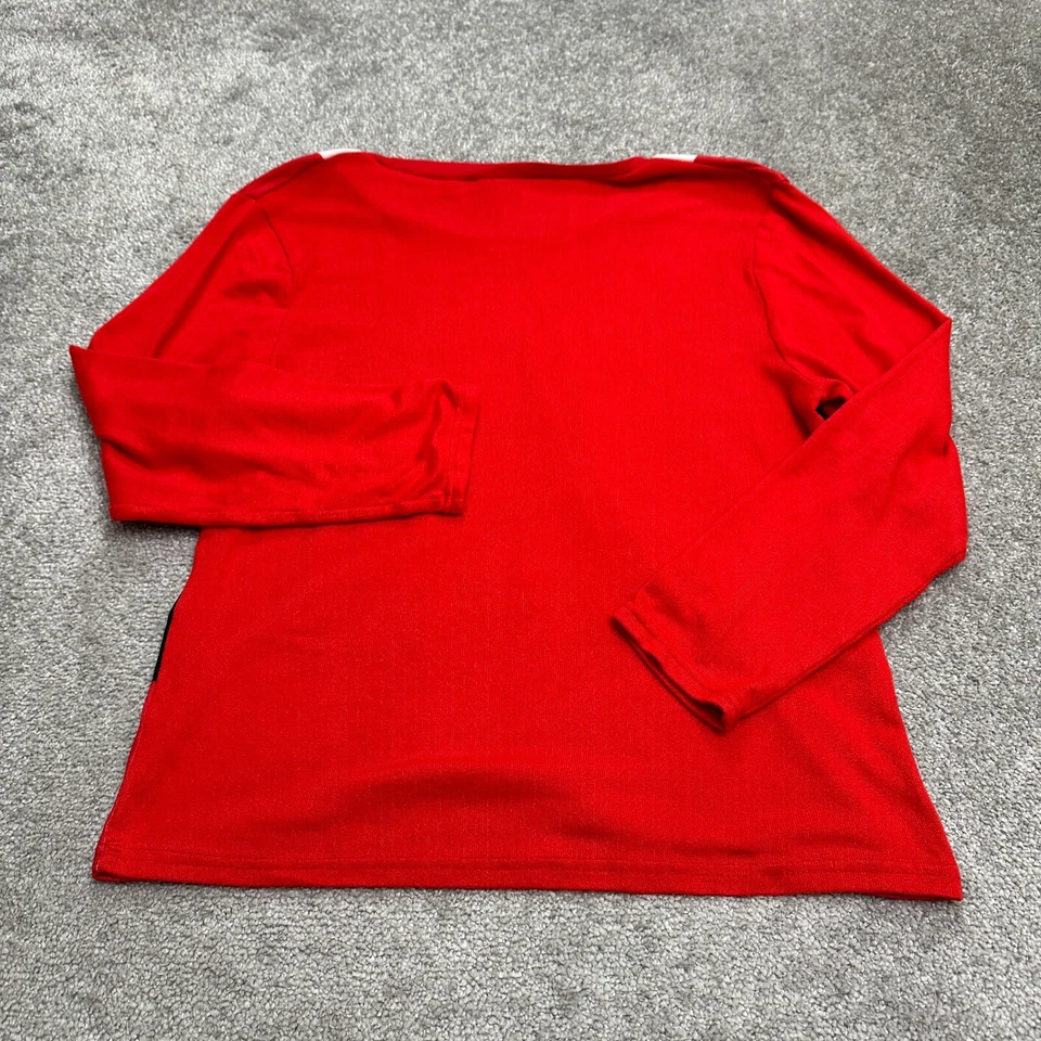 Conjunto de Pijama Pj's & Presents Natal Férias Meninos Extra Grande Vermelho Branco Papai Noel Top Pants - Imagem 3 de 4