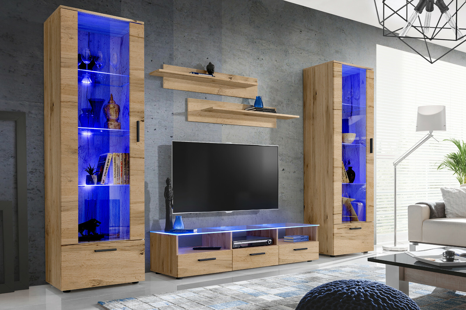 Modern Living Room With Tv On Wall Baci Living Room