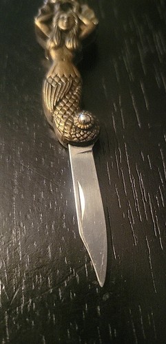 Mermaid Shaped Small Pocket knife - Picture 7 of 8