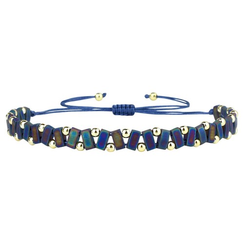 KELITCH dünnes Strang Armband für Damen Perlen Tila golden stapelbar Armband - Bild 6 von 57