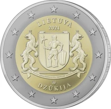 2 Euro Lithuania 2021 * Dzūkija * UNC