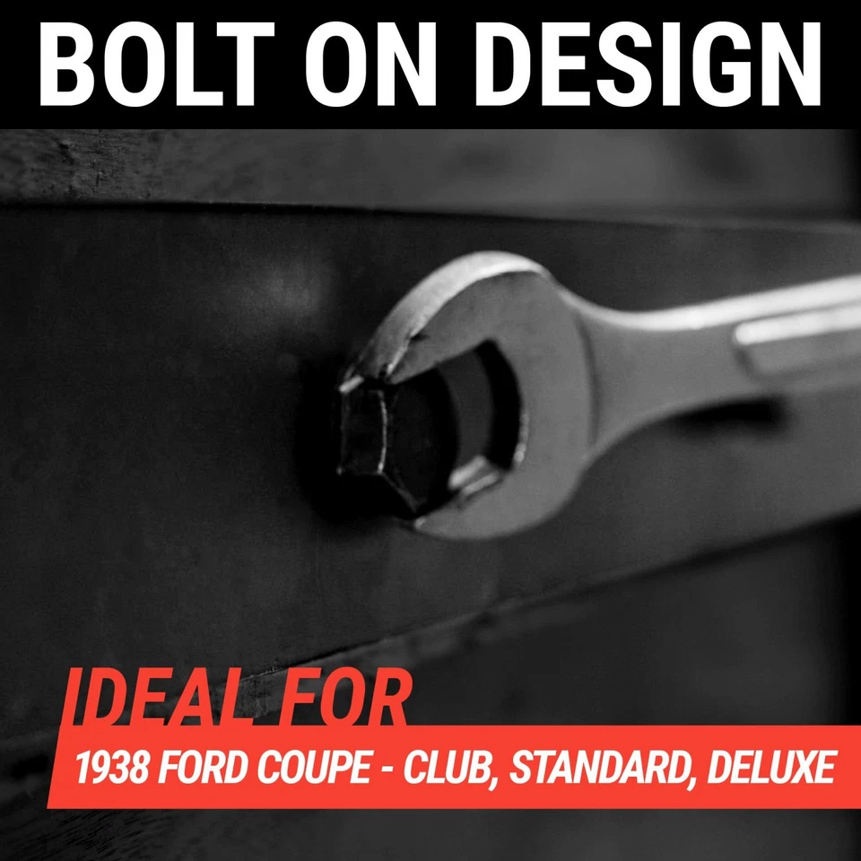 Kit de conversão de janela elétrica de vidro plano para 1938 Ford Coupe Club Standard Deluxe - Imagem 3 de 4