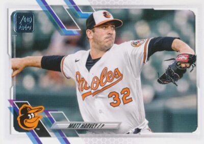 2021 Topps Update #US87 MATT HARVEY - Baltimore Orioles