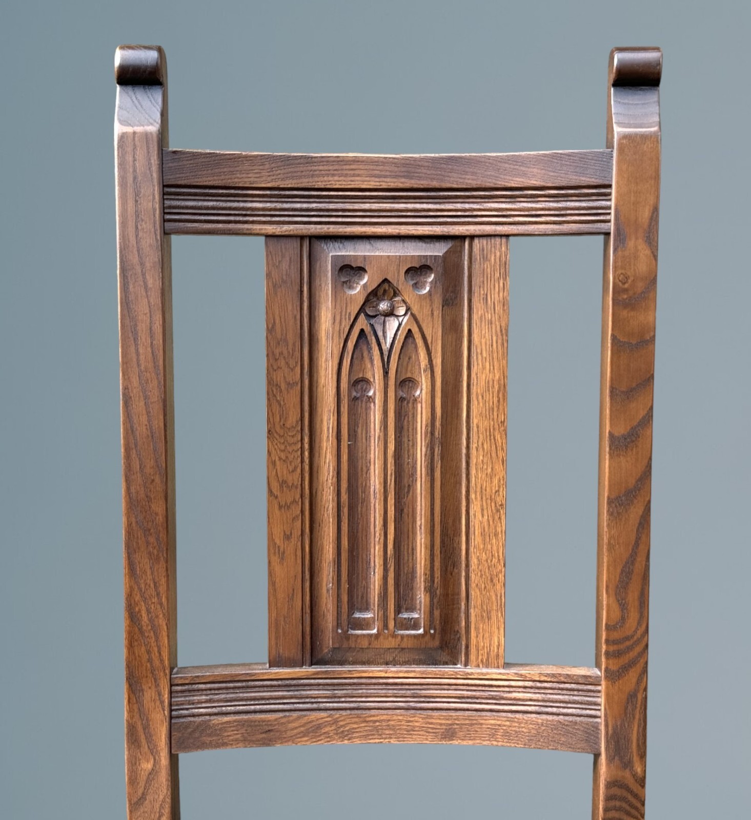 Set of Ten Oak Dining Chairs Wood Bros Old Charm Furniture eBay