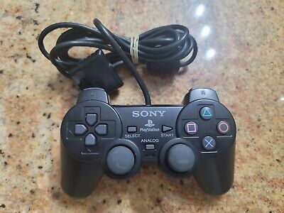 Buy Sony PS2 BLACK Wired Controller OEM DualShock PlayStation 2