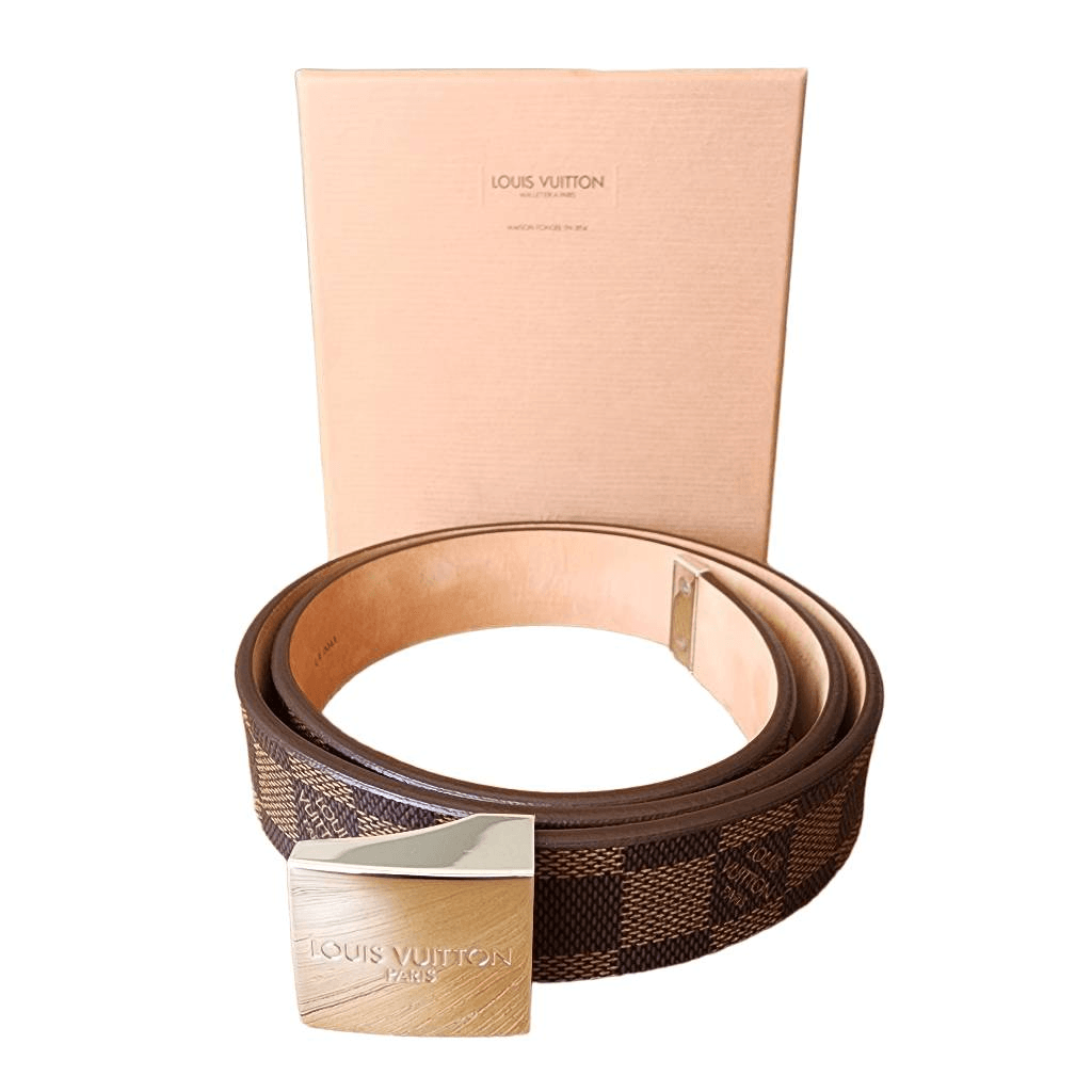 Authentic Louis Vuitton Damier Ebene Unisex Belt Size 80|32 | eBay