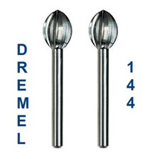 2 NEW AUTHENTIC DREMEL HIGH SPEED CUTTER BIT 144 HIGH GRADE STEEL