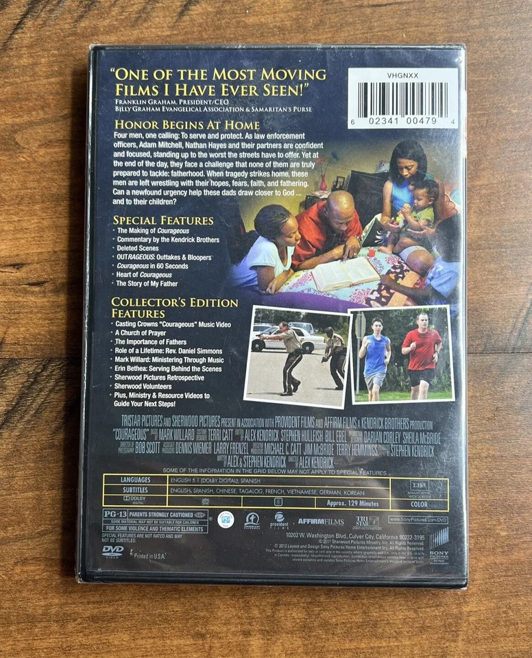 Courageous (exclusive collector's edition) (DVD) New & Sealed. - Image 2 of 2