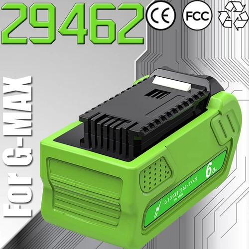 For Greenworks 2901319 G-MAX 40V 6.0Ah Battery 29472 29462 20202 29252 Lithium - Picture 5 of 17
