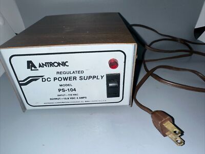 Vintage ANTRONIC PS 104 DC Power Supply for hobbies