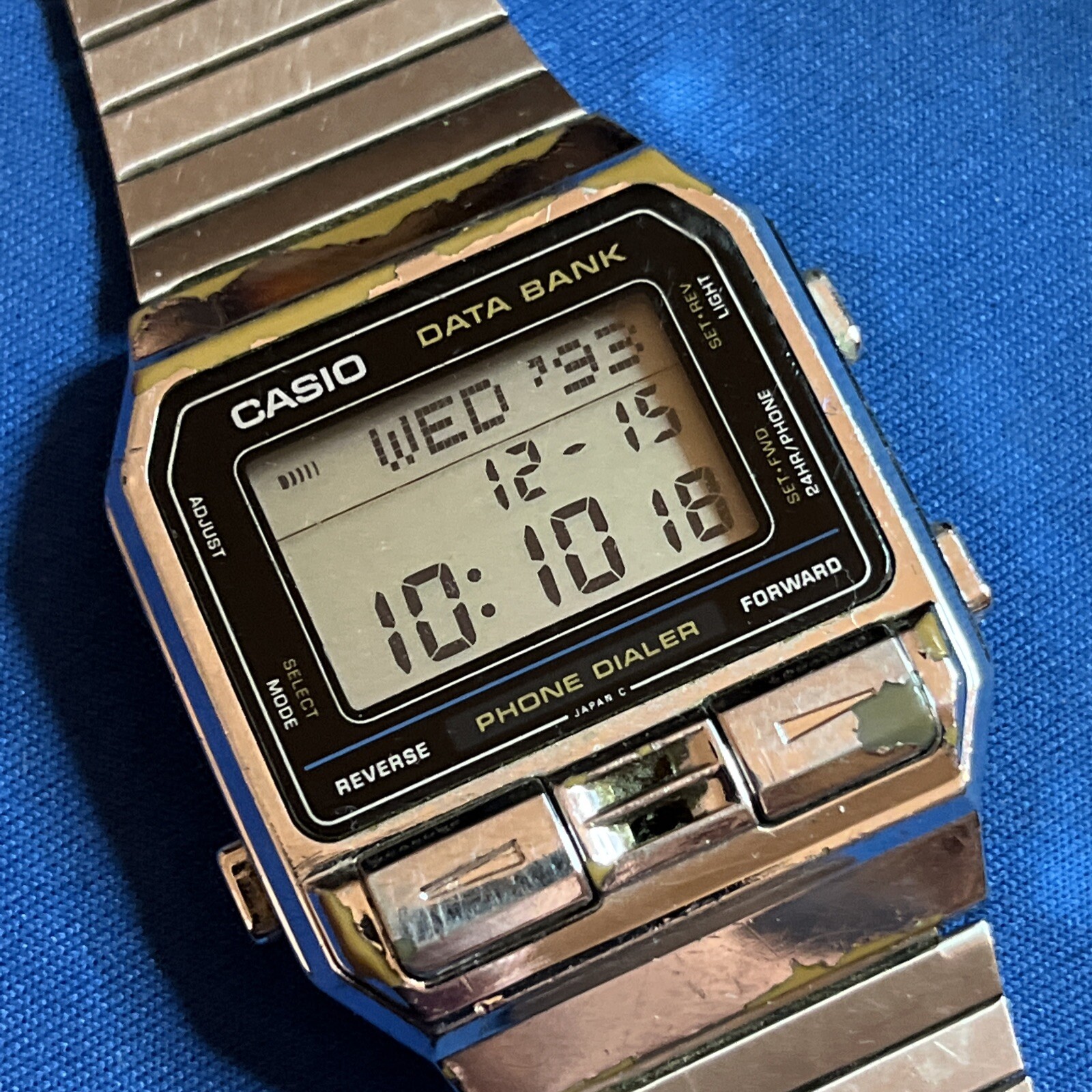 Vintage Casio Data Bank Phone Dialer 555 Dba-800 Wristwatch Rare1985 for  sale online | eBay