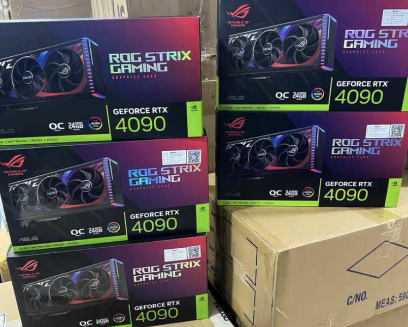 ASUS ROG STRIX NVIDIA GeForce RTX 4090 OC GPU 24GB GDDR6X ASUS ROG STRIX NVIDIA GeForce RTX 4090 OC GPU 24GB GDDR6X