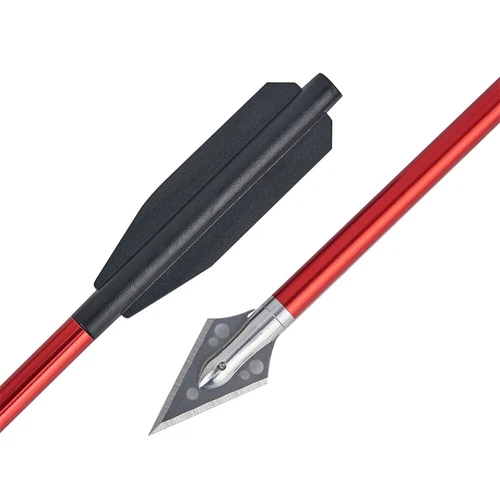 6/12 piezas 6.5" pernos de caza puntas de acero flechas de aluminio tiro con arco mini pistola Xbow - Imagen 6 de 6