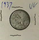 1937 Canadian Silver Quarter Dollar “George VI” Coin - #91