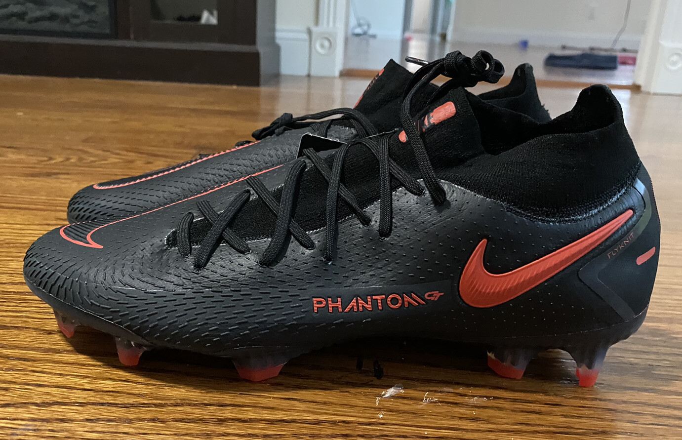 nike phantom gt black and red
