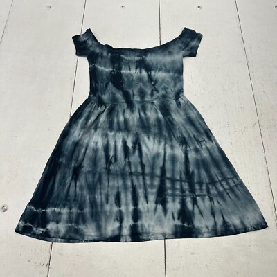 blue tie dye off the shoulder dress American Eagle Soft & Sexy Blue Tie Dye Off The Shoulder Dress Womens Size  XS