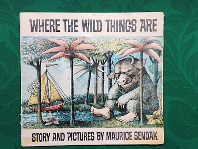 WHERE THE WILD THINGS ARE by Maurice Sendak 1963 softcover ~ FIRST