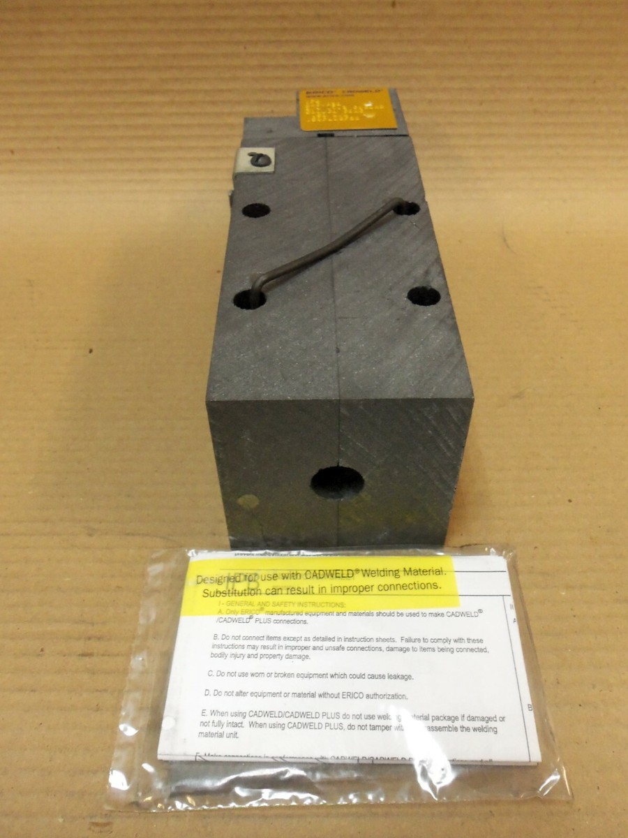 New Erico Cadweld GRC183Q Weld Mold 500 KCM Conc to 3/4 CU Clad 