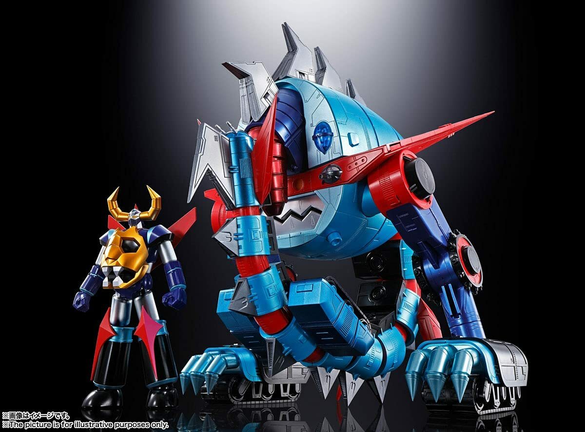 BANDAI Soul of Chogokin GX-100 GAIKING & DAIKUMARYU Action Figure