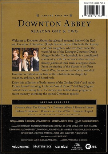 PBS Downton Abbey - Seasons One And Two - Limited Edition 6-Disc DVD Box Set - Imagen 2 de 6