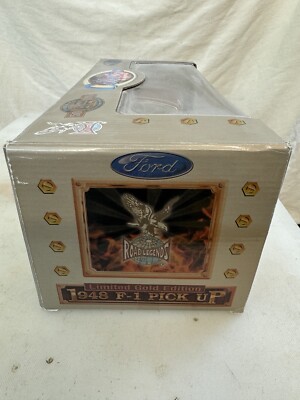 Road Legends 1948 Ford F-1 Pickup Limited Gold Die Cast 1:18 50th