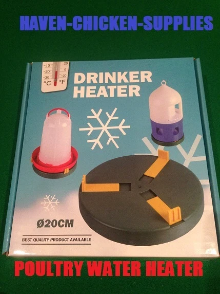 HAVEN HENS 20cm Poultry/chicken/pet drinker heater anti freeze pad keep water from freezing