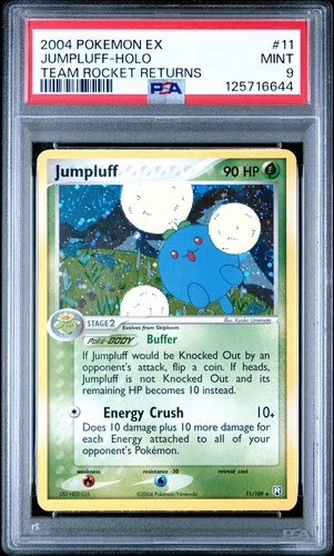 Pokemon 2004  Team Rocket Returns Jumpluff Holo  #11 PSA 9 Mint