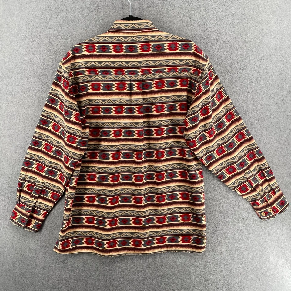 Camisa Shaver Lake Southwestern manga larga abotonada para hombre M Western Rodeo Foto 4 de 4