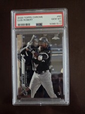 2020 Topps Chrome Luis Robert RC PSA 10💥 PRISTINE💥