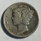 1924 Mercury Silver Dime Extra Fine XF