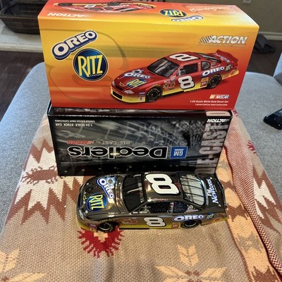 DALE EARNHARDT Jr #8 RITZ/OREO ACTION LTD. ED. WhiteGOLD EDITION Certificate Box
